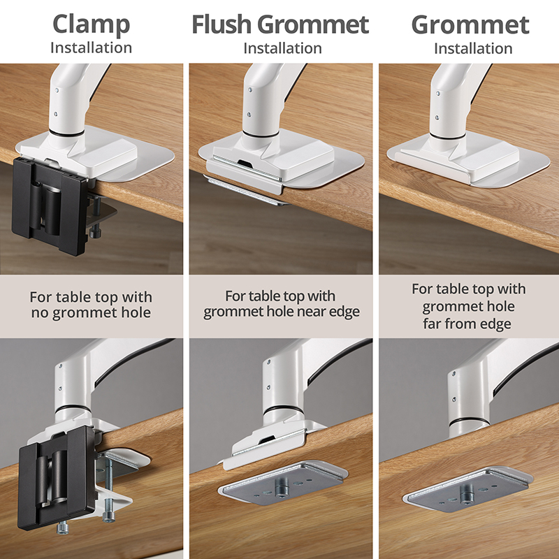 AVLT Adjustable Reinforcement Plate Bracket Mount White AVLT