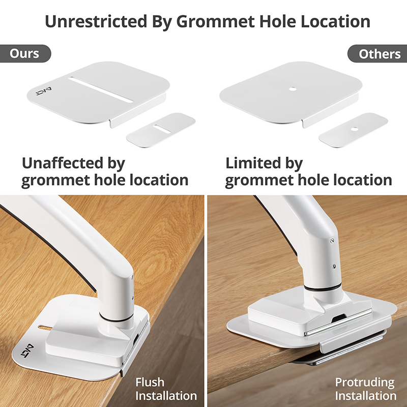 AVLT Adjustable Reinforcement Plate Bracket MountWhite AVLT® Found