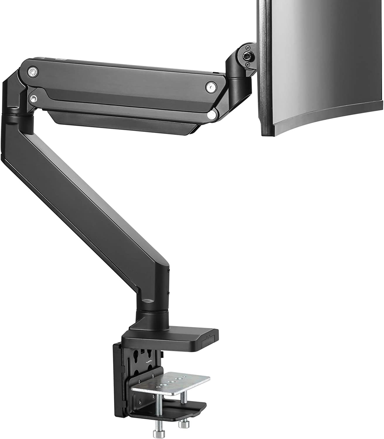AVLT Dual 13-43 Monitor Arm Desk Mount fits Two Flat/Curved Monitor Full  Motion Height Swivel Tilt Rotation Adjustable Monitor Arm 