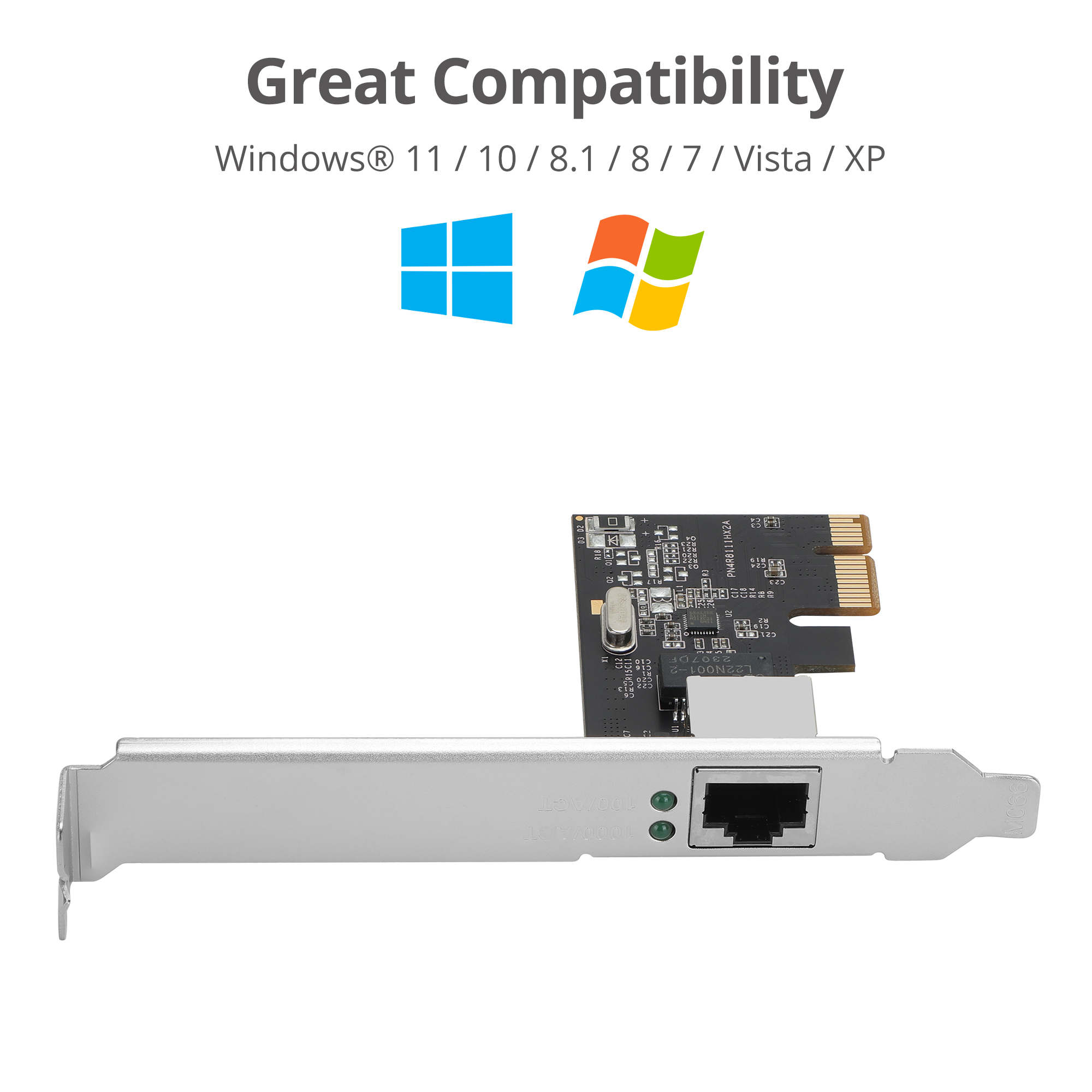 AVLAB Dual Profile Gigabit PCIe up to 1000Mb/s data transfer rate AVLT® Found by